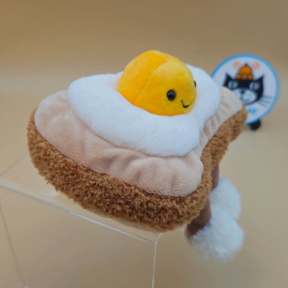 Jellycat AMUSEABLE EGGLANTINE EGG ON TOAST Cute Soft Edition BNWT - Picture 6 of 6